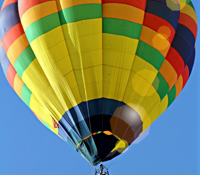 Multicolored Hot Air Balloon